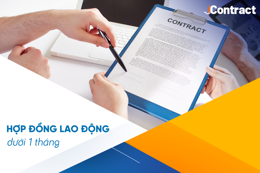 hợp đồng lao động dưới 1 tháng 1