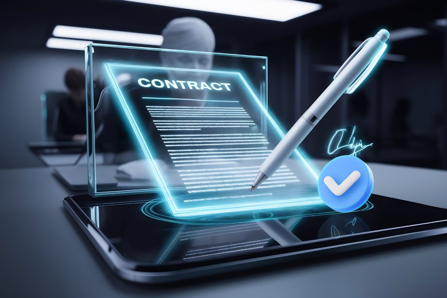 Hợp đồng điện tử có tích xanh là gì? Phân biệt HĐĐT có tích xanh với HĐĐT thường